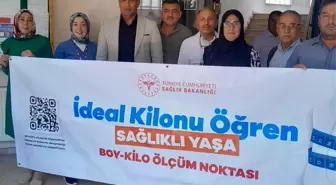 Kırıkkale'de 'İdeal Kilonu Öğren, Sağlıklı Yaşa' Kampanyası Başarıyla Devam Ediyor