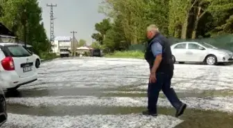 Kars'ta Sağanak ve Dolu Etkili Oldu