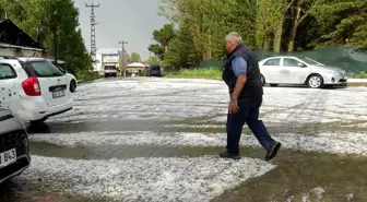 Kars'ta Sağanak ve Dolu Etkili Oldu