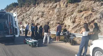 Antalya'da Motosiklet Kazası: 2 Yaralı