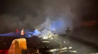 Kastamonu'da Samanlıkta Yangın Çıktı