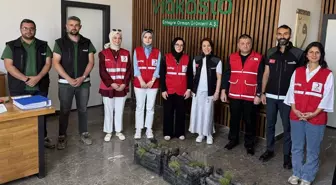 Kastamonu'da Türk Kızılay'a Fidan Bağışı