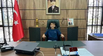 Öğrenci Ömer Sedat Güler, Kaymakam Altınpınar'ı Ziyaret Etti