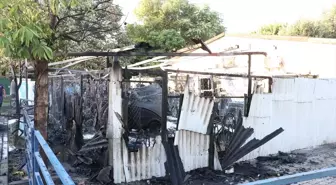 Kayseri'de Kocasinan Belediyesi'ne Ait Temizlik Araçları Yangında Yanarak Kullanılamaz Hale Geldi