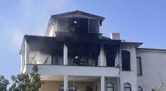 Kayseri'de Villada Yangın