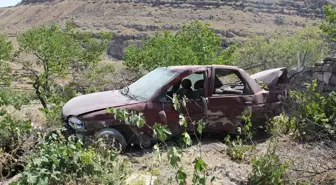 Kayseri'de Otomobil Bahçeye Düştü: Sürücü Yaralandı