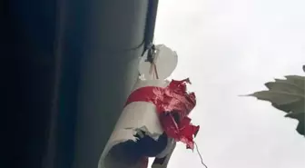 Kayseri'de Öğrencilerin Fırlattığı Roket Ev Çatısına Düştü