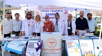 Kayseri'de Sağlıklı Yaşam Standı Açıldı