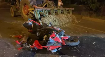 Kayseri'de Traktörle Çarpışan Motosiklet Sürücüsü Hayatını Kaybetti