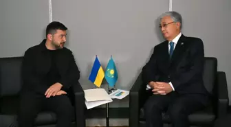Tokayev ve Zelenskiy, ABD'de Bir Araya Geldi