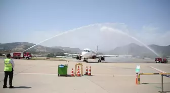 Kazakistan'dan Gazipaşa'ya İlk Charter Uçuş Gerçekleşti
