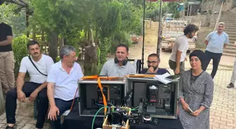 Keban Belediye Başkanı Film Setini Ziyaret Etti