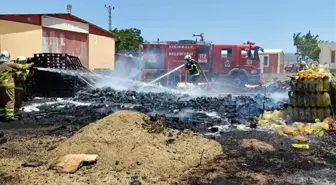Kırıkkale'de Depo Yangını: Ahşap Kasalar ve Gıda Ürünleri Zarar Gördü