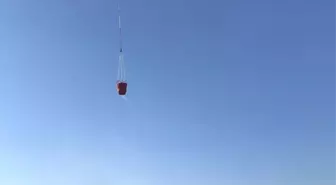 Kırıkkale'de Saman Balyalarında Yangın Çıktı