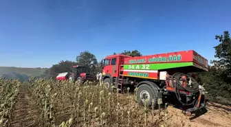 Lüleburgaz'da Anız Yangını Kontrol Altına Alındı