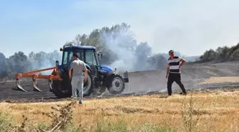 Kırklareli'nde Anız Yangını Ağaçlık Alana Sıçradı