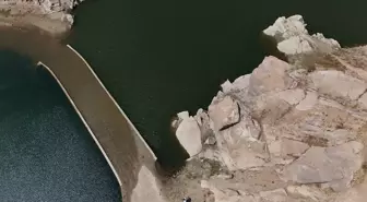 Kırklareli Barajı'nda Kuraklık Nedeniyle Çağlayan Köprüsü Gün Yüzüne Çıktı