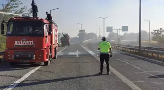 Lüleburgaz'da Anız Yangını Söndürüldü