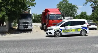 Lüleburgaz'da Tır Parklarına Uymayan Sürücülere Ceza