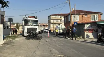 Kırklareli'nde Tırın Çarptığı Kadın Ağır Yaralandı