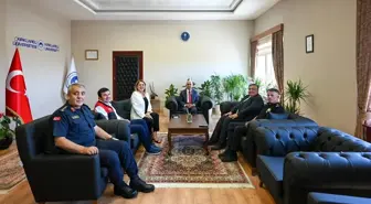 Vali Turan, Rektör Ak'ı Ziyaret Etti