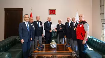 Kırklareli Valisi Turan, gazilerle bir araya geldi