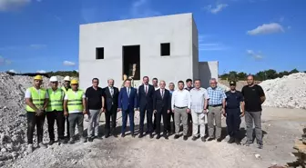 Kırklareli Valisi Erenler Köyü'nde Su Deposu İnşaatını İnceledi