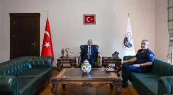 Kırklareli Valisi Uğur Turan, Yeni Jandarma Komutanı Yusuf Eskitürk'ü Kabul Etti
