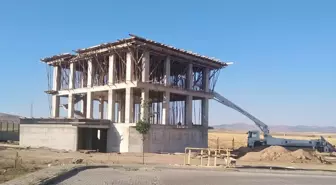 Kırşehir Adalet Camisi'nin İnşaatı Yüzde 60 Tamamlandı