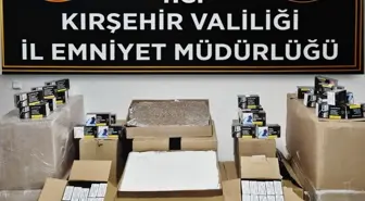 Kaman'da 264 Bin Kaçak Makaron Ele Geçirildi