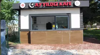 Kırşehir'de hükümlülerin ürettiği gıda ürünleri 'Ay Yıldız Kafe'de satılıyor