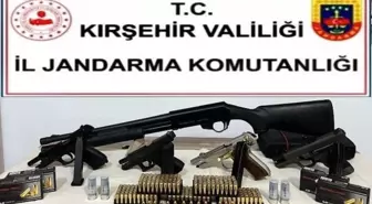 Kırşehir'de Ruhsatsız Silah Taşıyan 5 Şüpheli Yakalandı