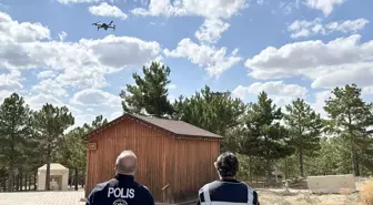 Kırşehir'de Dronla Orman Denetimi: Piknikte Ateş Yakanlar Takipte