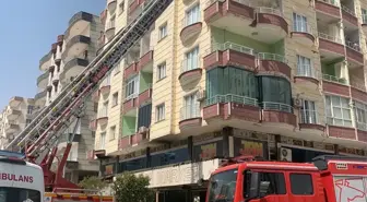 Mardin'in Kızıltepe İlçesinde Evde Yangın Çıktı