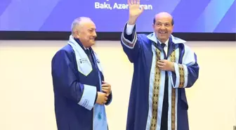 KKTC Cumhurbaşkanı Ersin Tatar'a Fahri Doktora Unvanı Verildi
