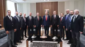 KKTC Cumhurbaşkanı Tatar, BBP Genel Başkanı Destici'yi kabul etti