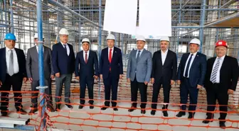 KKTC Cumhurbaşkanı Tatar, Camii İnşaatını Ziyaret Etti