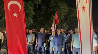 KKTC'de İsrail'in Filoya Saldırısı Protesto Edildi