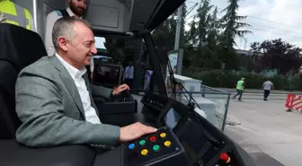 Kocaeli'de Alikahya-Stadyum Tramvay Hattı Test Sürüşü Yapıldı