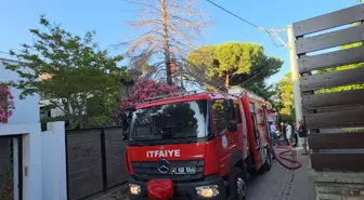 Darıca'da Müstakil Evde Yangın Çıktı