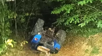 Kocaeli'de Devrilen Traktörün Sürücüsü Hayatını Kaybetti