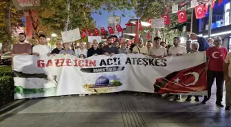 Kocaeli'de Filistin'e Destek Yürüyüşü Düzenlendi