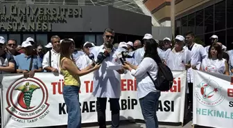 Kocaeli Üniversitesi Hastanesi'nde Sağlık Çalışanlarına Saldırıya Tepki