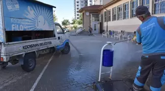 Kocasinan Belediyesi Okul Bahçelerinde Temizlik Çalışmaları Başlattı
