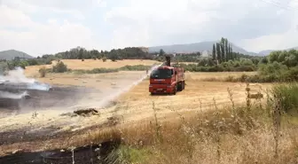 Beyşehir'de Tarla Yangını Kontrol Altına Alındı