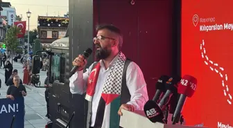Konya'da Gazze'ye Destek Yürüyüşü Gerçekleştirildi