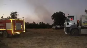 Konya'nın Beyşehir ilçesinde büyük yangın