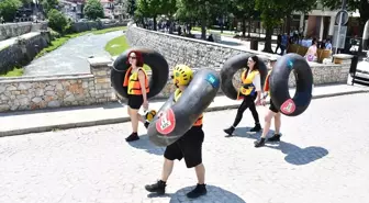 Kosova'da Rafting Festivali ile Çevre Kirliliğine Dikkat Çekildi