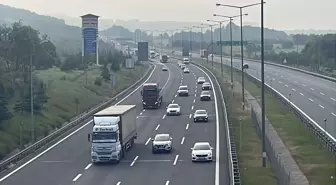Kurban Bayramı Dönüş Yolculuğunda Anadolu Otoyolu'nda Akıcı Yoğunluk