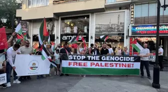 Kuşadası'nda Gazze Saldırıları Protesto Edildi